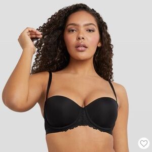 Maidenform Strapless Multiway Push-Up Bra SE1102 Convertible, Underwire 34B nwt